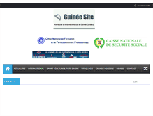 Tablet Screenshot of guineesite.com